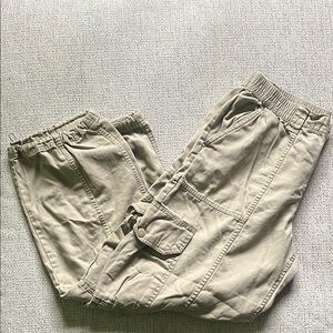 Aeropostale Tan Cargo Jogger Pants